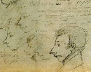 Рисунки Пушкина