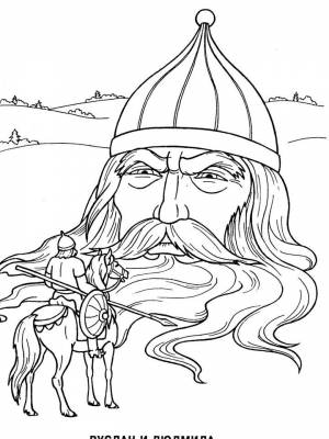 Раскраски Пушкин   в формате