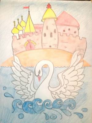 Раскраска о царе салтане