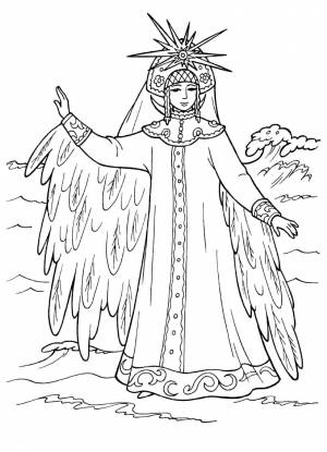 Раскраска Сказка о царе Салтане 19