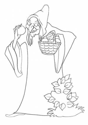 Сказка о мертвой царевне раскраска