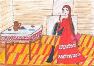 Арты сказка о мертвой царевне и семи богатырях легкая