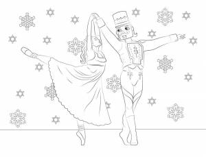 Раскраска Щелкунчик 17