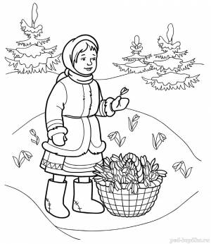 Раскраски 12 Месяцев