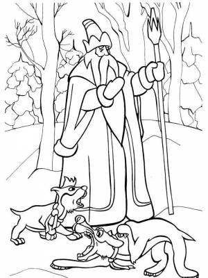 Раскраски 12 месяцев   в формате