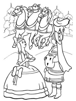 Раскраски 12 месяцев