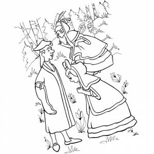 Двенадцать месяцев раскраска