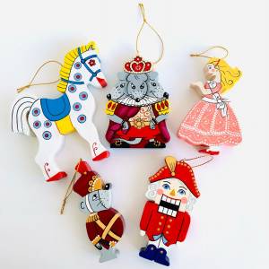 Елочные игрушки Щелкунчик и Мышиный король