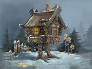 Избушка рисунок