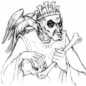 Кощей раскраска