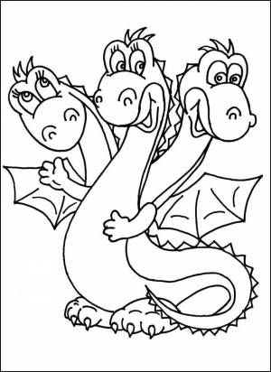 Раскраска Добрыня Никитич и Змей Горыныч 18