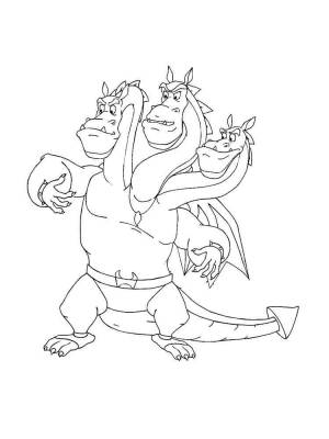 Раскраски Змей Горыныч