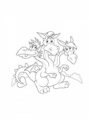 Раскраска Змей Горыныч для мальчиков