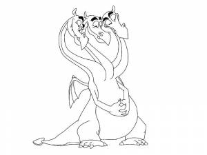 Раскраска Змей Горыныч