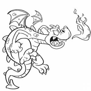 Змей горыныч рисунок карандашом