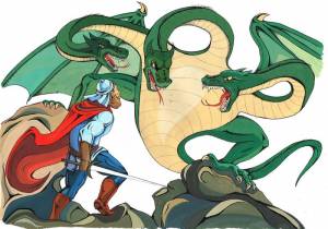 Иллюстрация Иллюстрация к книге amp;Добрыня Никитич и Змей