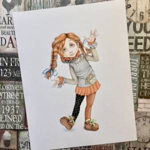 Пеппи длинный чулок рисунок