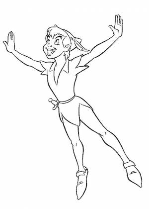 Раскраски Питер Пен