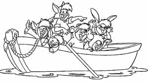 Раскраски Питер Пэн  и  онлайн