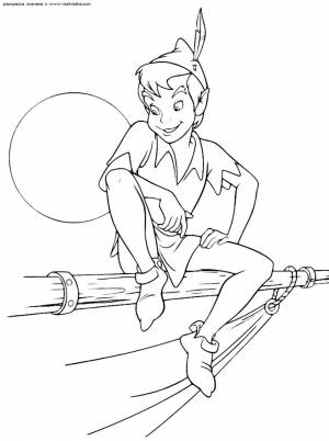 Peter Pan free coloring pages Раскраски Дисней