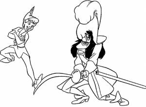 Раскраска Питер Пен