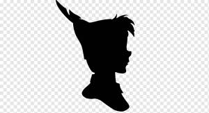 черный питер пан портрет, Питер Пэн, Питер, Пан png