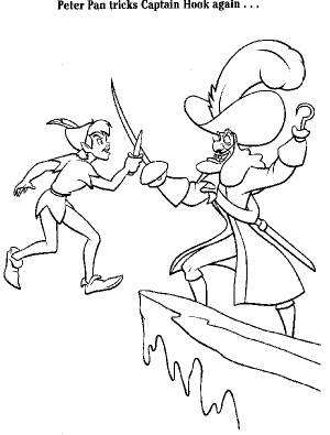 Pаскраска Питер Пэн 128994