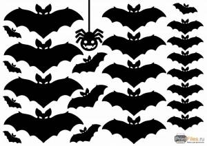 Распечатать шаблоны на Хэллоуин