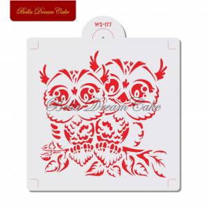 Рисунок в виде совы на Хэллоуин