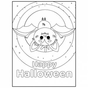 Раскраски хэллоуин для детей