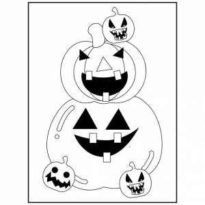 Раскраски хэллоуин для детей