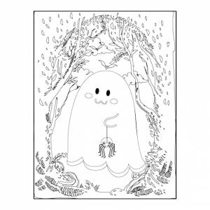 Раскраски хэллоуин для детей