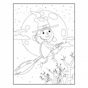 Раскраски хэллоуин для детей