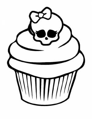 Раскраска угощение на Хэллоуин