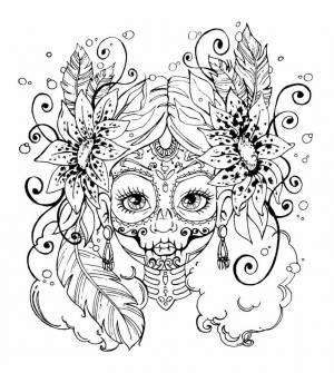 Лицо раскрашенное