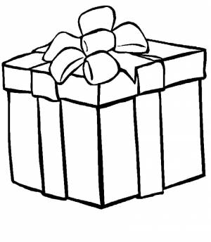 Раскраски Подарки на Новый год