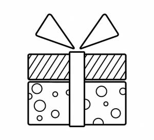 Раскраски Подарок