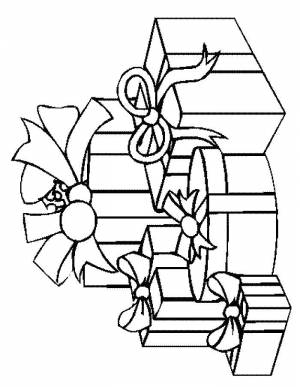 Раскраски много, Раскраска подарки много подарков Подарки