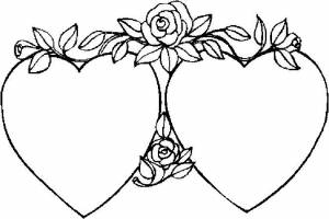 Раскраски день Святого Валентина