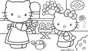 Раскраски Хелло Китти