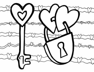 Раскраски на день Валентина