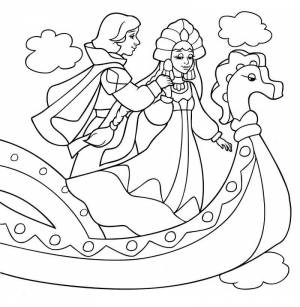 Раскраска Летучий корабль 14