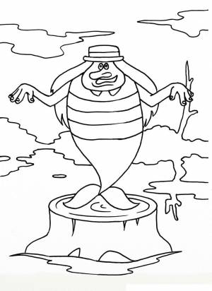 Раскраска Летучий корабль 6