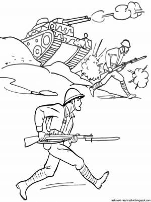 Раскраски Вторая мировая война