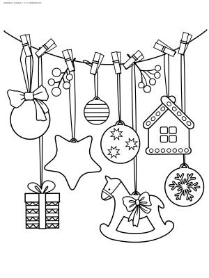 Раскраска Игрушки для улки