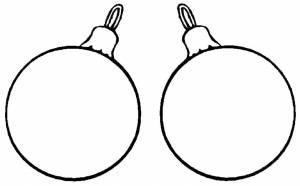 Раскраски елочные игрушки детские