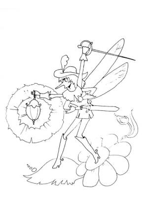 Раскраски Муха-Цокотуха