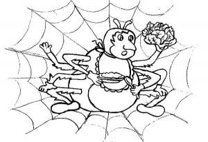 Раскраска Муха-Цокотуха 12