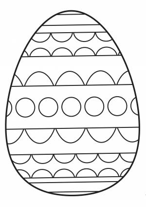 Раскраски Раскраска Раскраски к Пасхе Пасхальные яйца Пасха, Раскраска пасхальное яйцо для вырезания Пасха