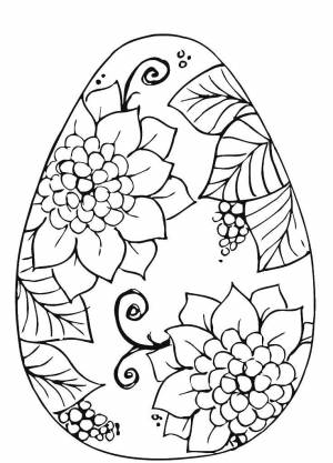 Раскраски Раскраска Яйцо для пасхи пасхальные яйца пасхальные яйца